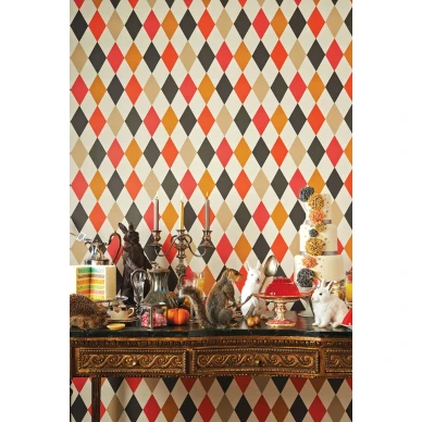 Olohuoneen tapetti Cole et Sonilta varikas ruudullinen tapetti Punchinello 103 2006 image