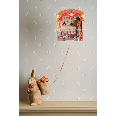 Lastenhuoneen tapetti Cole et Sonilta harmaa perhonen Peaseblossom 103 10034 image