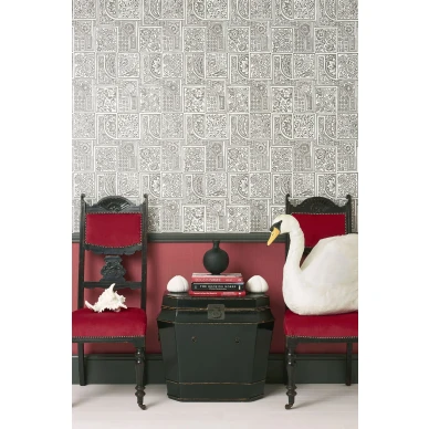 Olohuoneen mustavalkoinen tapetti Bellini Cole et Sonilta 108 9046 image