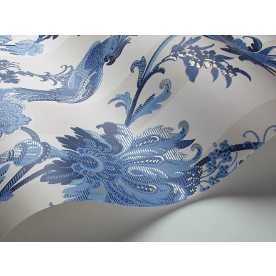 Cole et Sonin sinivalkoinen lintutapetti Zerzura 113 8022 image