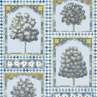 Sultans Palace sininen puutapetti Cole et Sonilta 113 10029 image