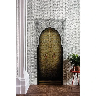 Olohuoneen tapetti Cole et Sonilta harmaa kuviollinen Jali Trellis 113 5013 image