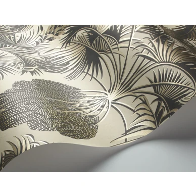 Cole et Sonin hopeinen palmutapettiHollywood Palm 113 1003 image