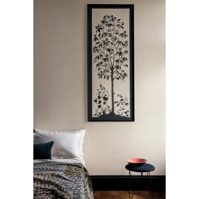 Makuuhuoneen tapetti Eden Stripe beige raidallinen tapetti Cole et Sonilta 113 15044 image