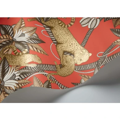 Cole et Sonin punainen leoparditapetti Satara 119 3014 image