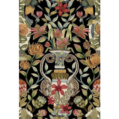 Protea Garden tumma kukkatapetti Cole et Sonilta 119 10044 koko kuvio image