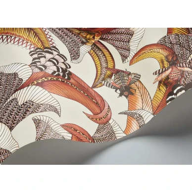 Cole et Sonin oranssi lehtitapetti Hoopoe Leaves 119 1004 image