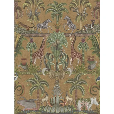 Afrika Kingdom pronssivarinen elaintapetti Cole et Sonilta 119 5025 koko kuvio image