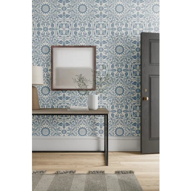 William Morris tapetti St James Ceiling sinisella graafisella kuviolla 217079 image