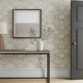 William Morris tapetti Simply Severn beige harmaalla kukkakuviolla 217076