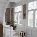 Borastapetin punainen kukkatapetti Blomsterfrojd 3294