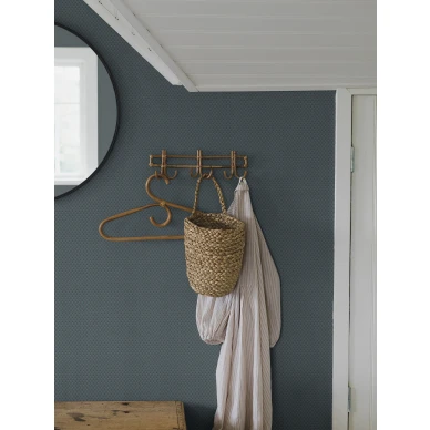 Eteisen tapetti Borasilta tummansinisella ruutukuviolla Fredrika 3284 image