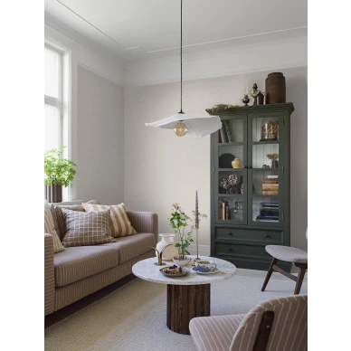 Olohuoneen vaalea ruututapetti Borastapeterilta 3281 image