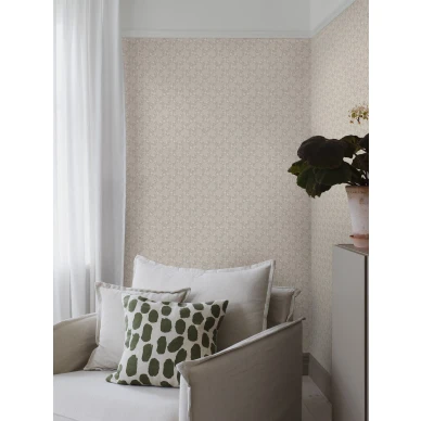 Borastapeterin lehtitapetti Sommarsloja beige harmaa 3270 image