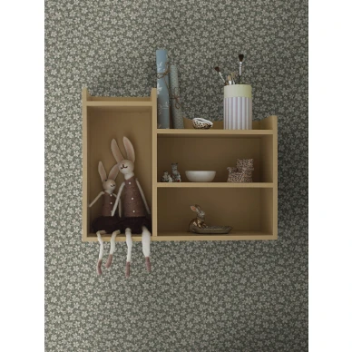 Lastenhuoneen kukkatapetti Borasin Skogsblomst vihrea 3268 image