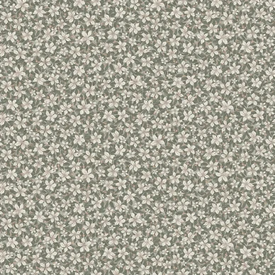 Skogsblomst vihrea kukkatapetti Borastapeterilta 3268 image