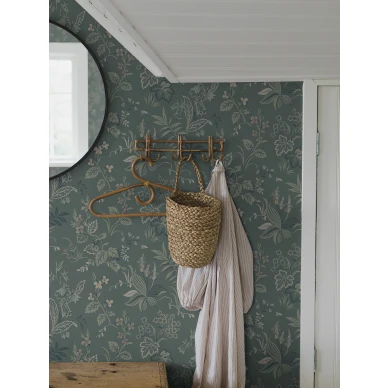 Borasin vihrea kukkatapetti Folklore 3265 image