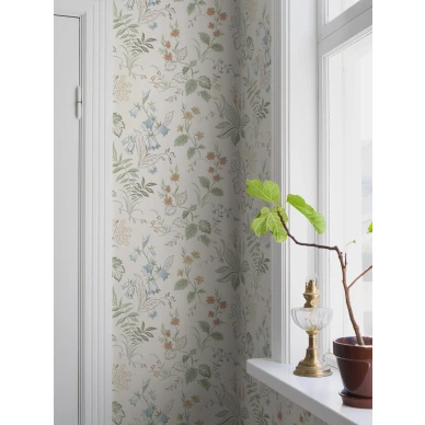 Perinteinen kukkatapetti Borasilta Folklore 3261 image