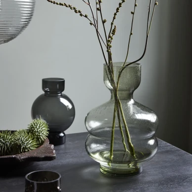 House Doctor vihrea kukkavaasi Organi 202100577 image