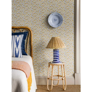 Langelid von Bromssenin keltainen kukkatapetti Floral Dance 28 07 image