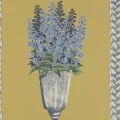 Delphinium keltainen kukkatapetti Langelid von Bromssenilta 27 67