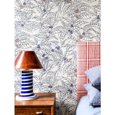 Langelid von Bromssenin sininen kahvitapetti Caffeine 25 21 image