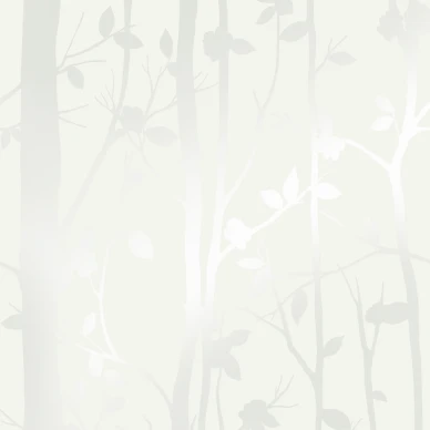 Cottonwood Pearlescent valkoinen lehtitapetti Laura Ashleylta 113341 image