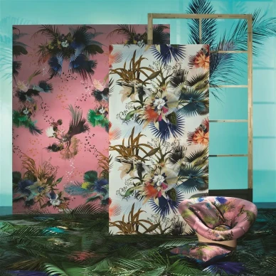 Designers Guild kukkatapetti Oiseau Fleur image