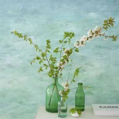 Kaunis sininen vihrea tapetti Designers Guildilta Chettinad image