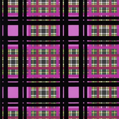 Chennai roosa ruudullinen tapetti Designers Guildilta image