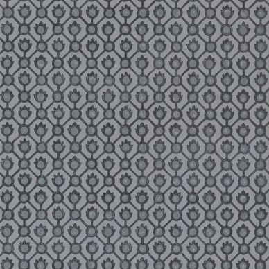 Jaal grafiitinharmaa graafinen tapetti Designers Guildilta image