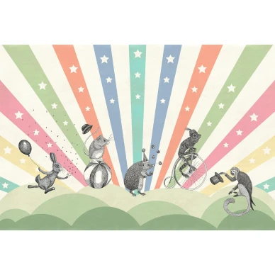 Circus varikas sirkustapetti Rebel Wallsilta R18172 koko kuvio image