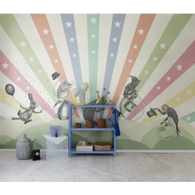 Sirkustapetti Rebel Wallsilta Circus R18172 v2 image