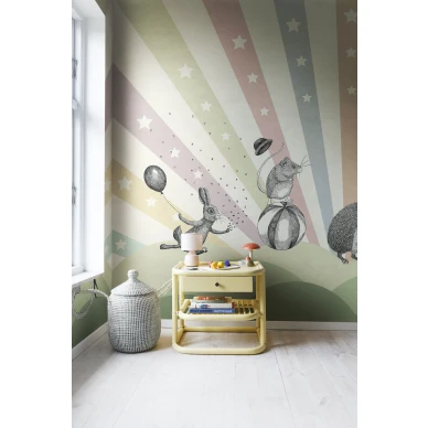 Tapetti lastenhuoneeseenCircus Rebel Wallsilta R18171 image