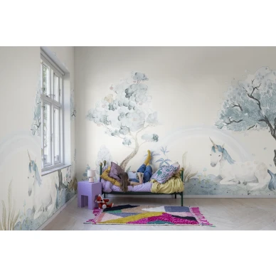 Lastenhuoneen yksisarvitapetti Unicorn Dream Rebel Wallsilta R18183 image