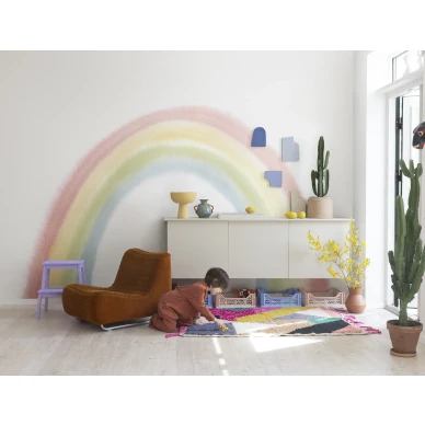 Lastenhuoneen varikas tapetti Rainbow Rebel Wallsilta R18291 image