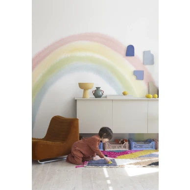Varikas sateenkaaritapetti lastenhuoneeseen Rainbow Rebel Wallsilta R18291 image