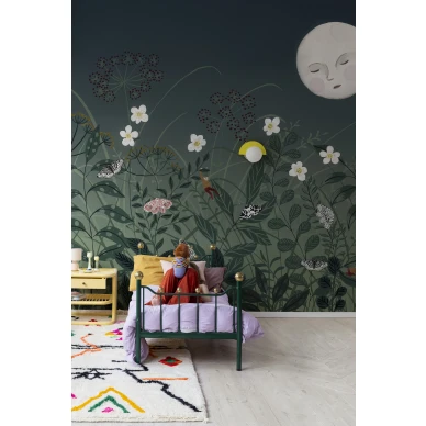 Leikkimielinen kukkatapetti Rebel Wallsilta Pixie R18191 image