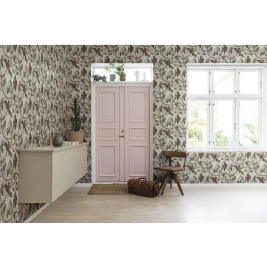 Beige elaintapetti lastenhuoneeseen Rebel Wallsilta Squirrel Mountain R17983 image