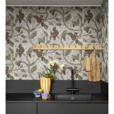 Rebel Wallsin elaintapetti Squirrel Mountain R17983 image