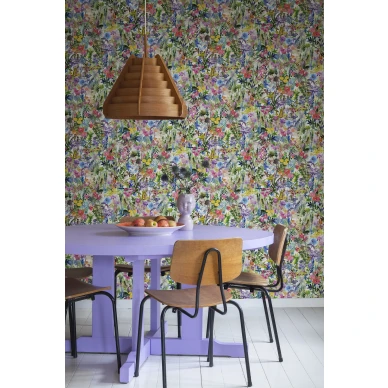 Kukkaniittytapetti Poppy Meadow Rebel Wallsilta R18121 image