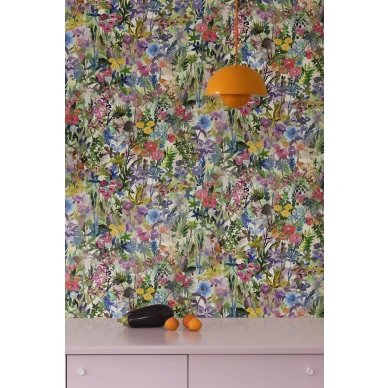 Varikas tapetti kukkakuviolla Poppy Meadow Rebel Wallsilta R18121 image