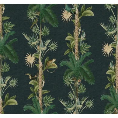 Monkey Island tumma elaintapetti Rebel Wallsilta R18102 image