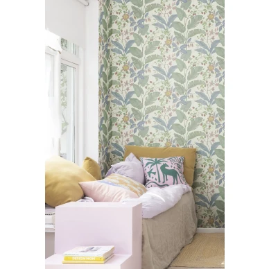 Makuuhuoneen tapetti Rebel Wallsilta Strawberry Lane R18073 image