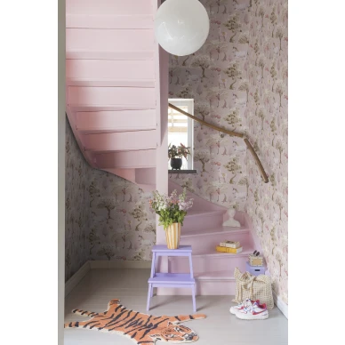 Lastenhuoneen vaaleanpunainen elaintapetti Dreamland Rebel Wallsilta R18052 image