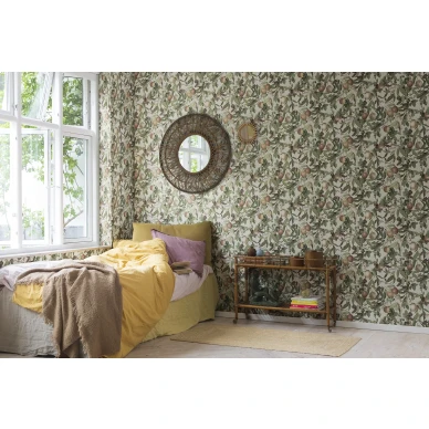 Beige lehtitapetti Peach Valley Rebel Wallsilta R17992 image