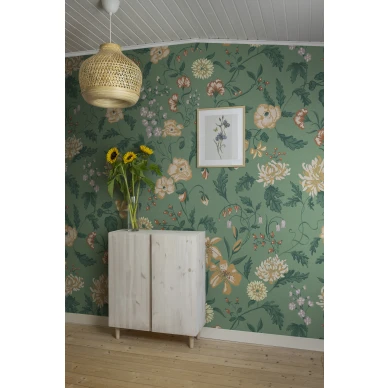 Sandbergin muraltapetti Suzanne suurella kukkakuviolla S10173 image