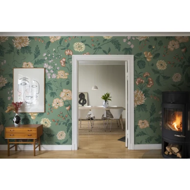 Vihrea tapetti Sandbergilta Suzanne S10173 image