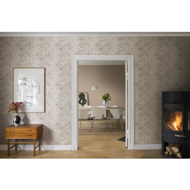 Sandbergin vanhanaikainen kukkatapetti Karins Bukett S10164 image