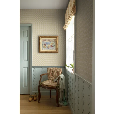 Keltainen geometrinen tapetti Lyckan Sandbergilta S10152 image